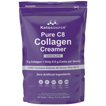 Creamer de Colagénio com MCT C8 Puro