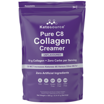 Creamer de Colagénio com MCT C8 Puro