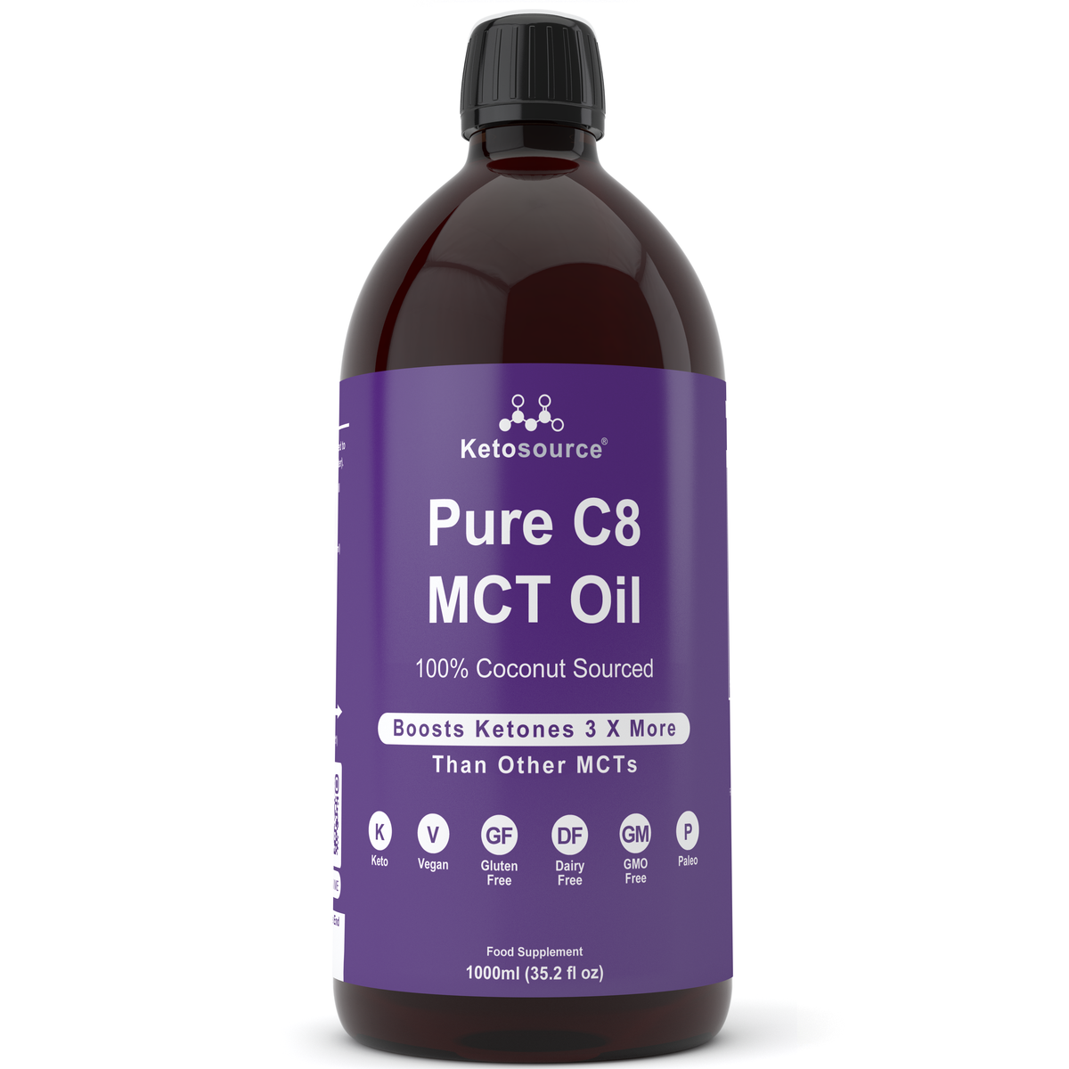 Ketosource Óleo MCT C8 Puro
