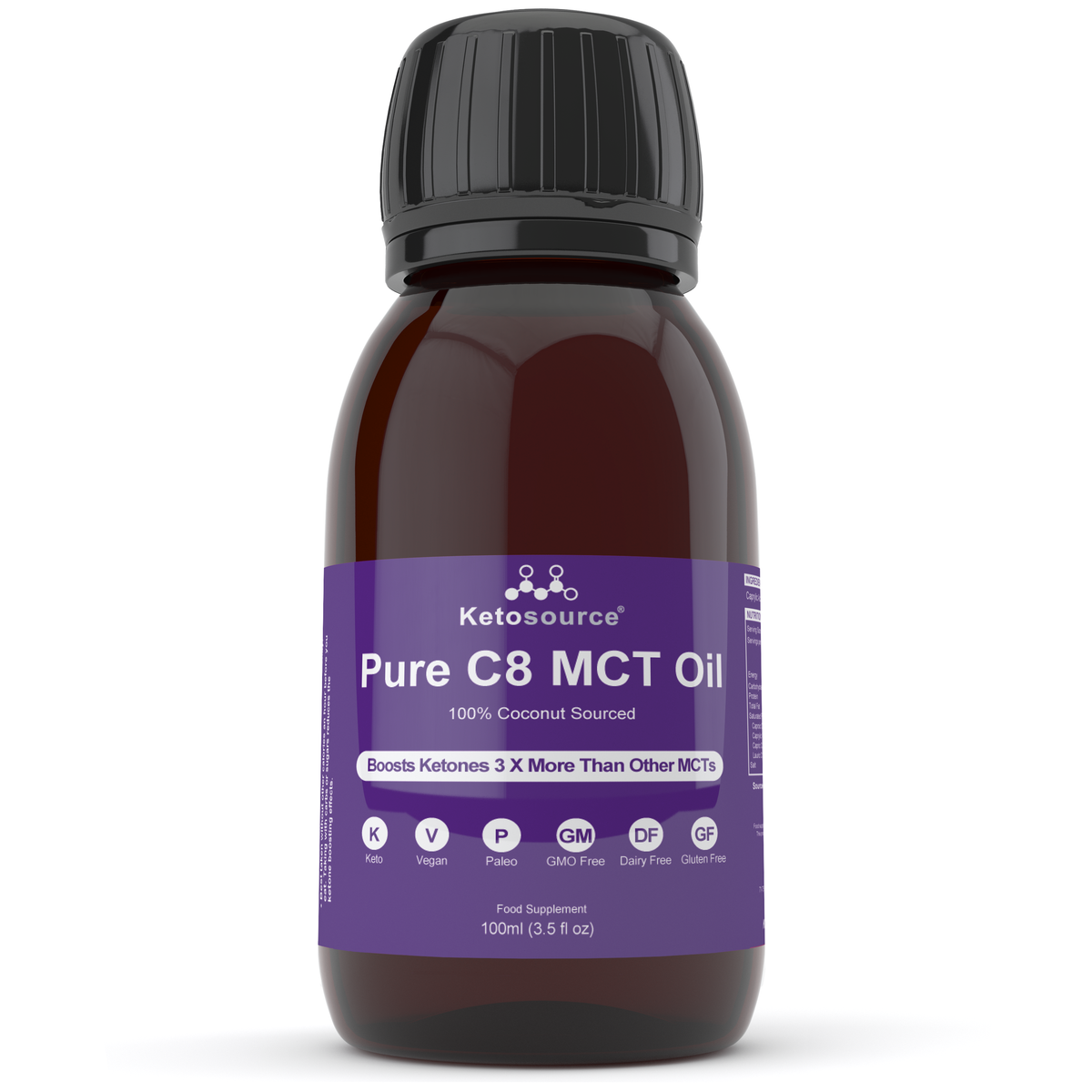 Ketosource Óleo MCT C8 Puro